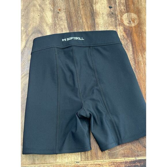 Under Armour Women's Black Softball Slider Shorts Size XS - Picture 4 of 9
